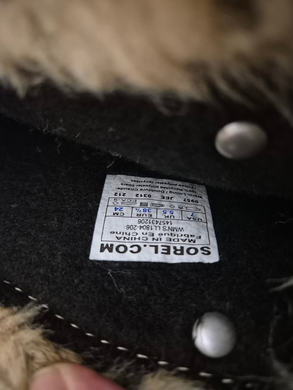 새상품[240]소렐 여자 가죽 워터프루브 방한 부츠 상품이미지6