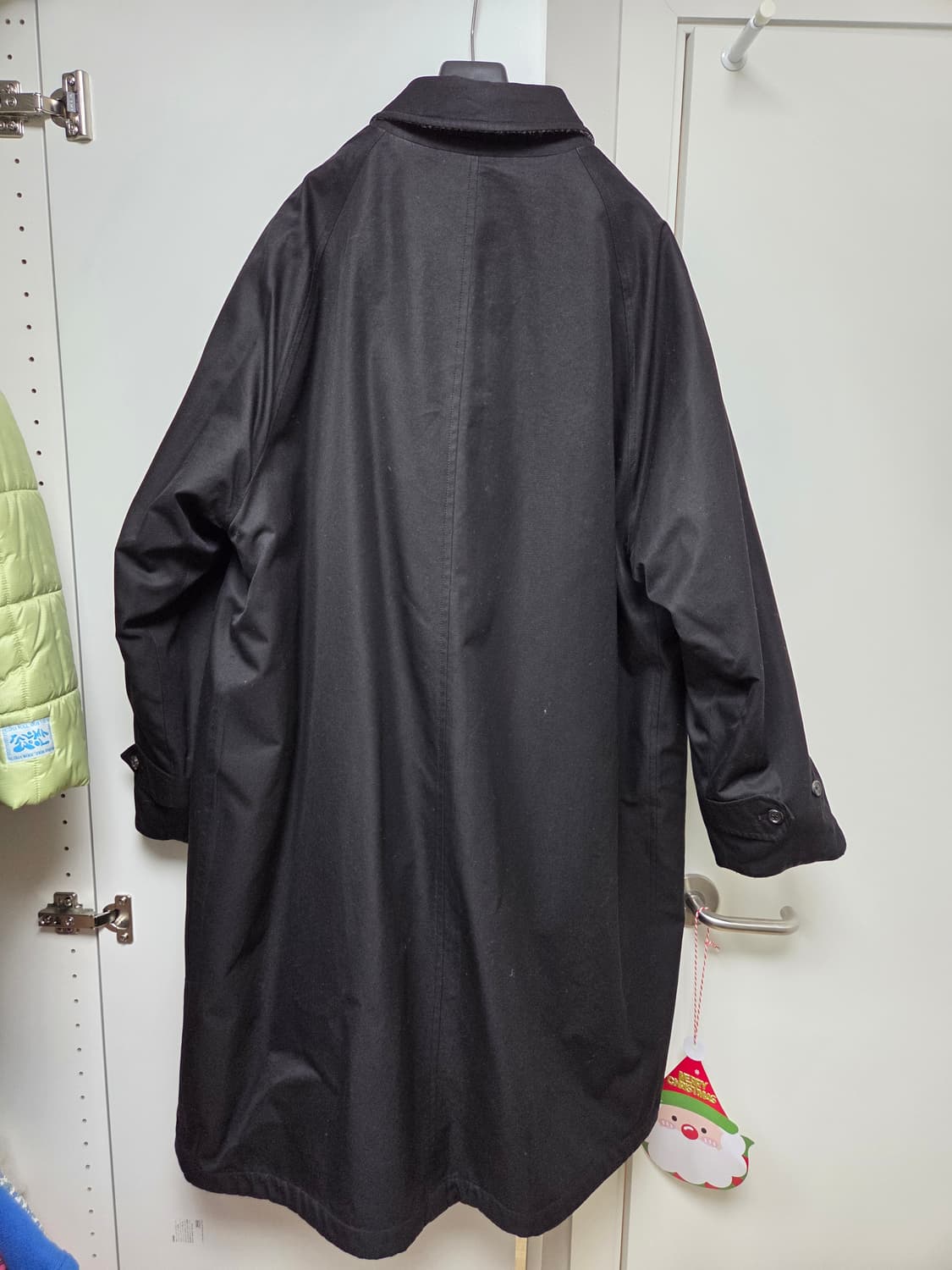 아나토미카 싱글래글런 리버시블 코트 블랙/그레이 상품이미지4