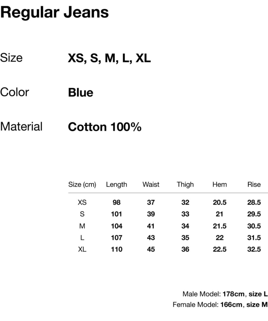디스이즈네버댓 레귤러 진 블루 L 상품이미지4