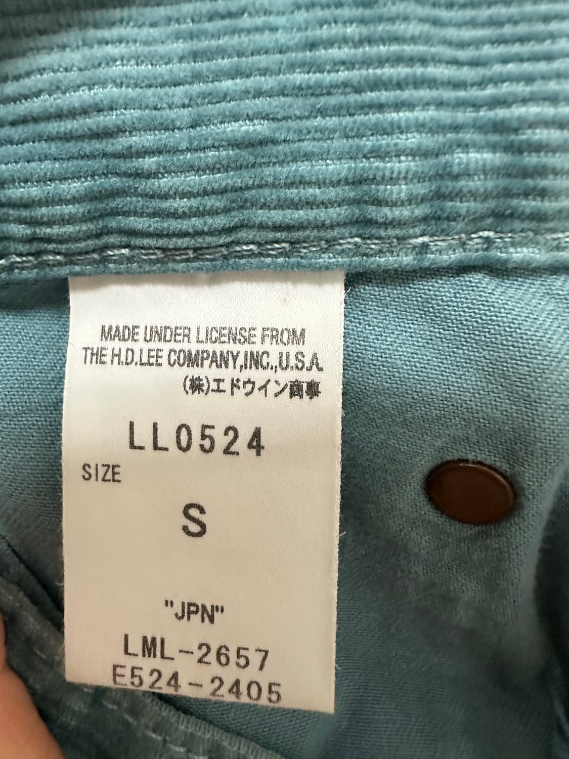 Lee 코듀로이 미니스커트 상품이미지5