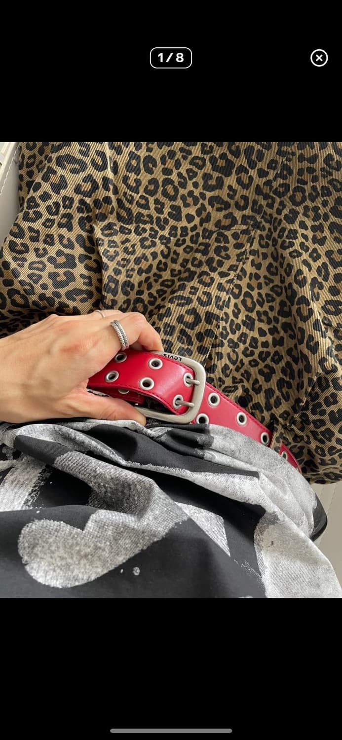 DOUBLE EYELET BELT 더블 아이릿 벨트 상품이미지1