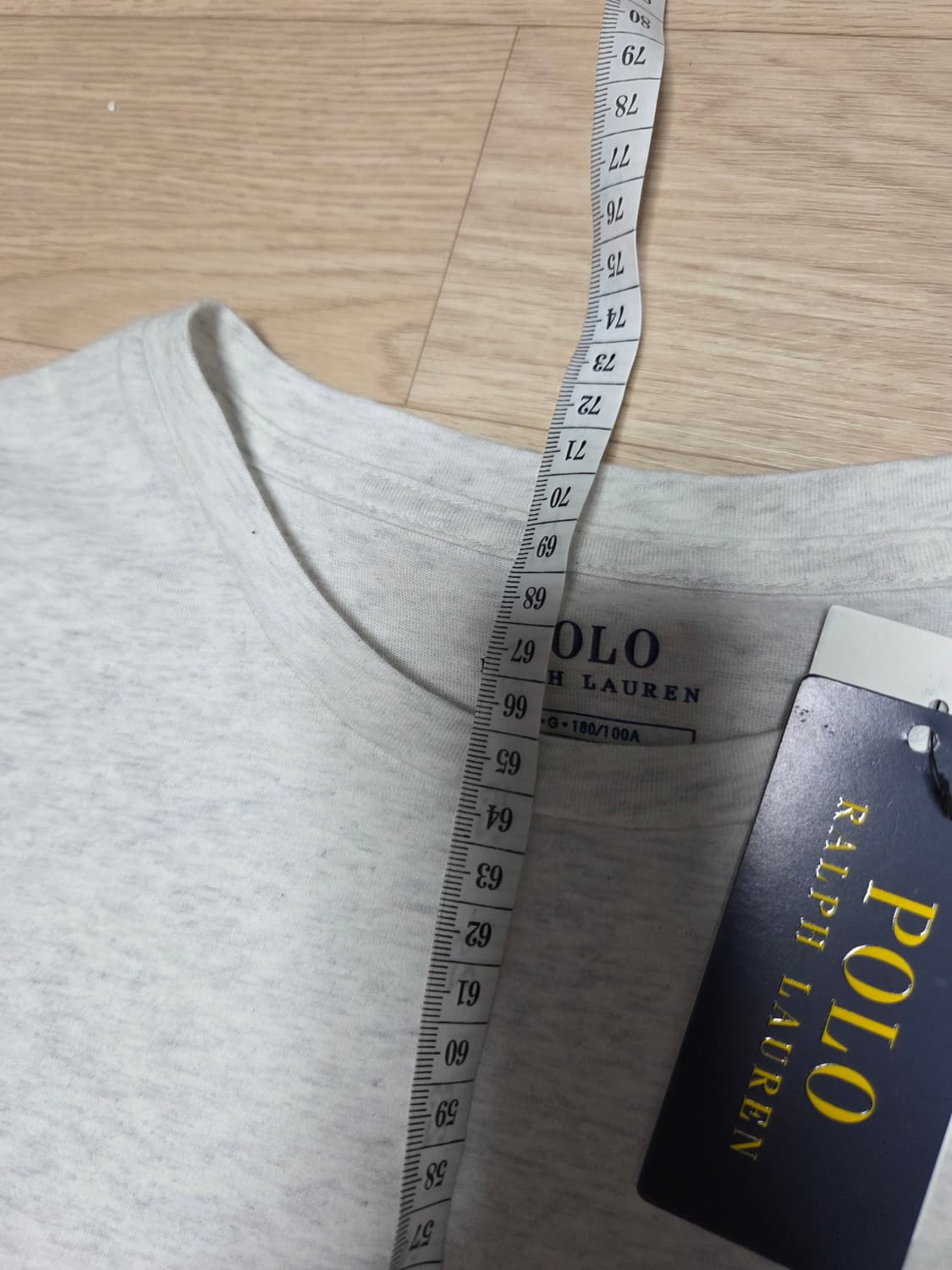 (새상품)폴로 랄프로렌 오트밀 반팔 티셔츠        상품이미지5