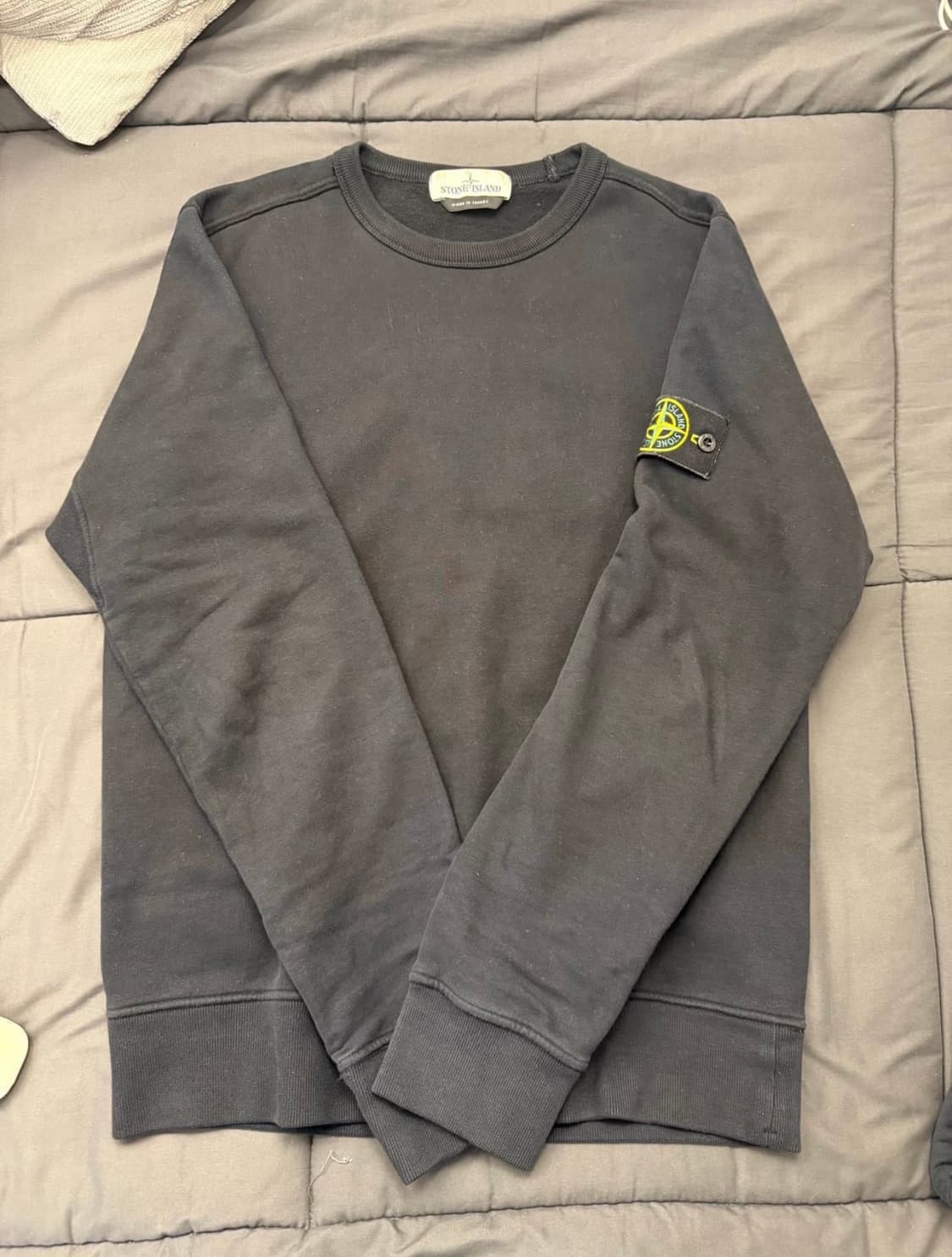 스톤 맨투맨 블랙 상품이미지1