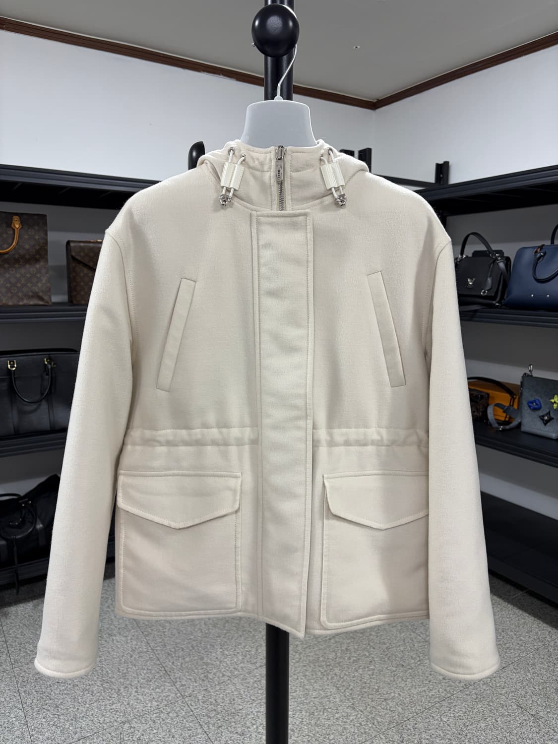 23ss 에르메스 샹달 리버서블 캐시미어 코트 상품이미지1