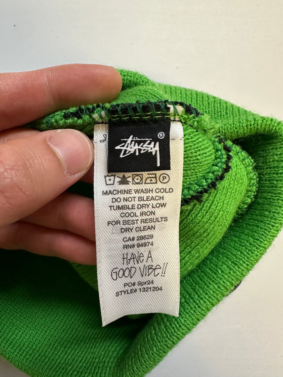 스투시 S 크라운 자카드 스컬캡 비니 24SS 상품이미지3