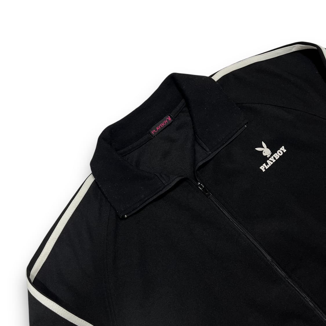 플레이보이 00s 빅로고 딥 다크 빈티지 트랙탑 져지 상품이미지3