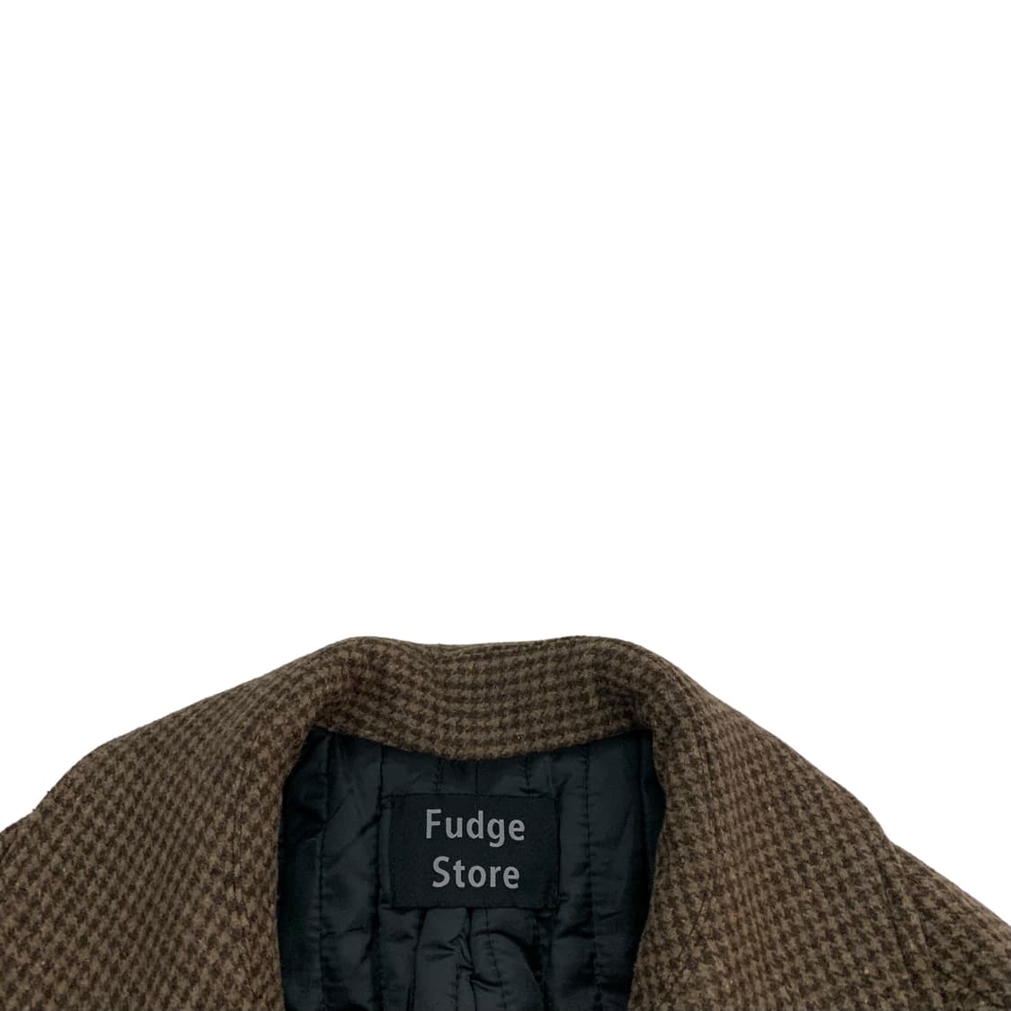 라퍼지스토어 브라운 하운드투스체크 자켓 상품이미지3