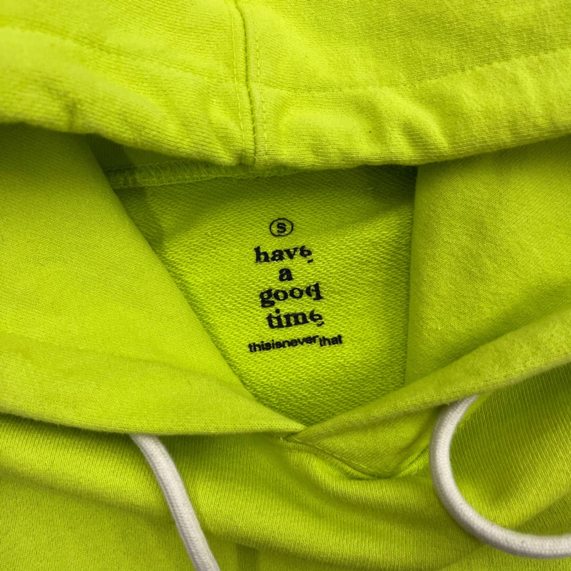 해브어굿타임 네온 후드 S 상품이미지5