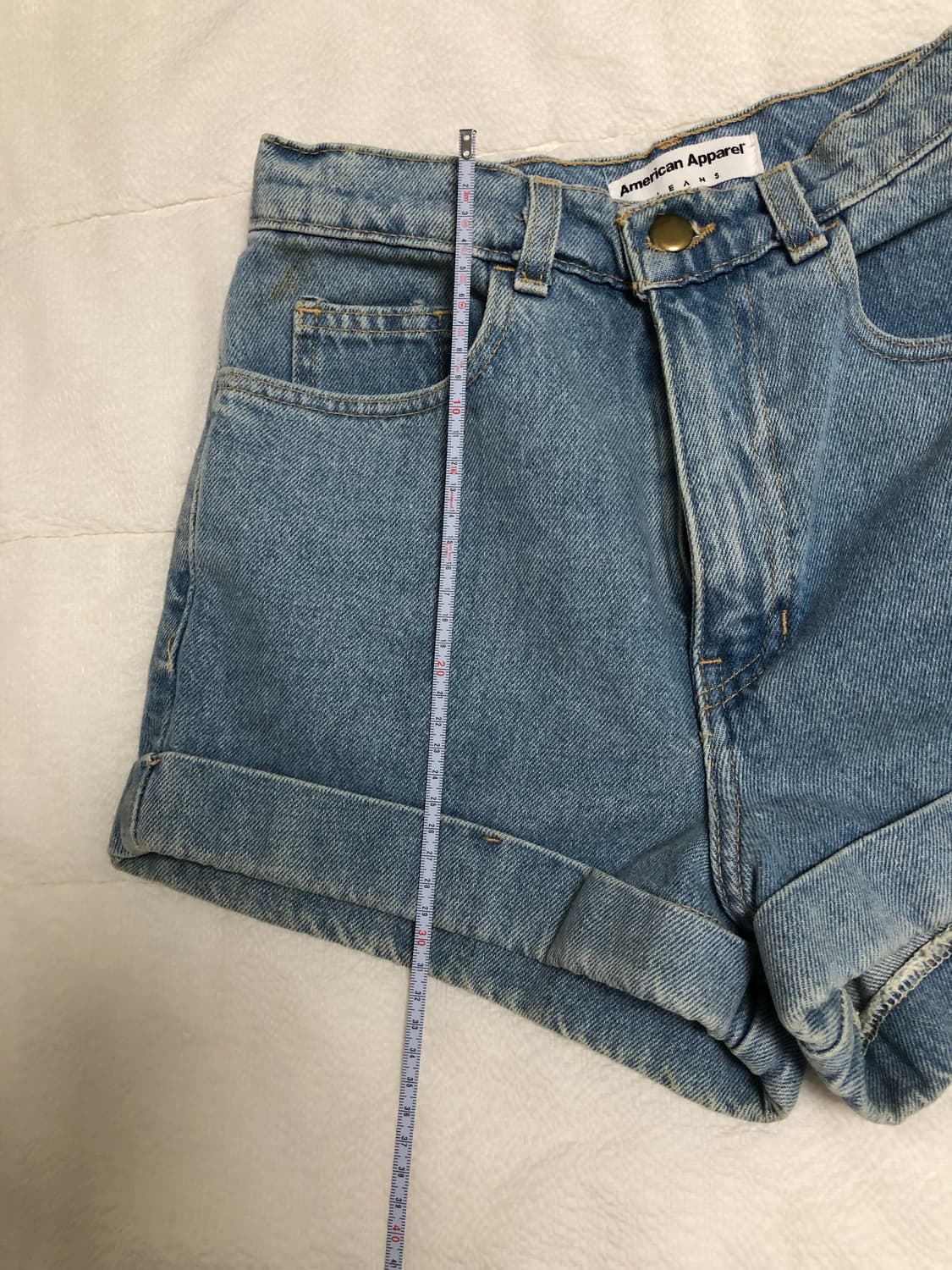 아메리칸어페럴 연청 쇼츠 (26size) 상품이미지4