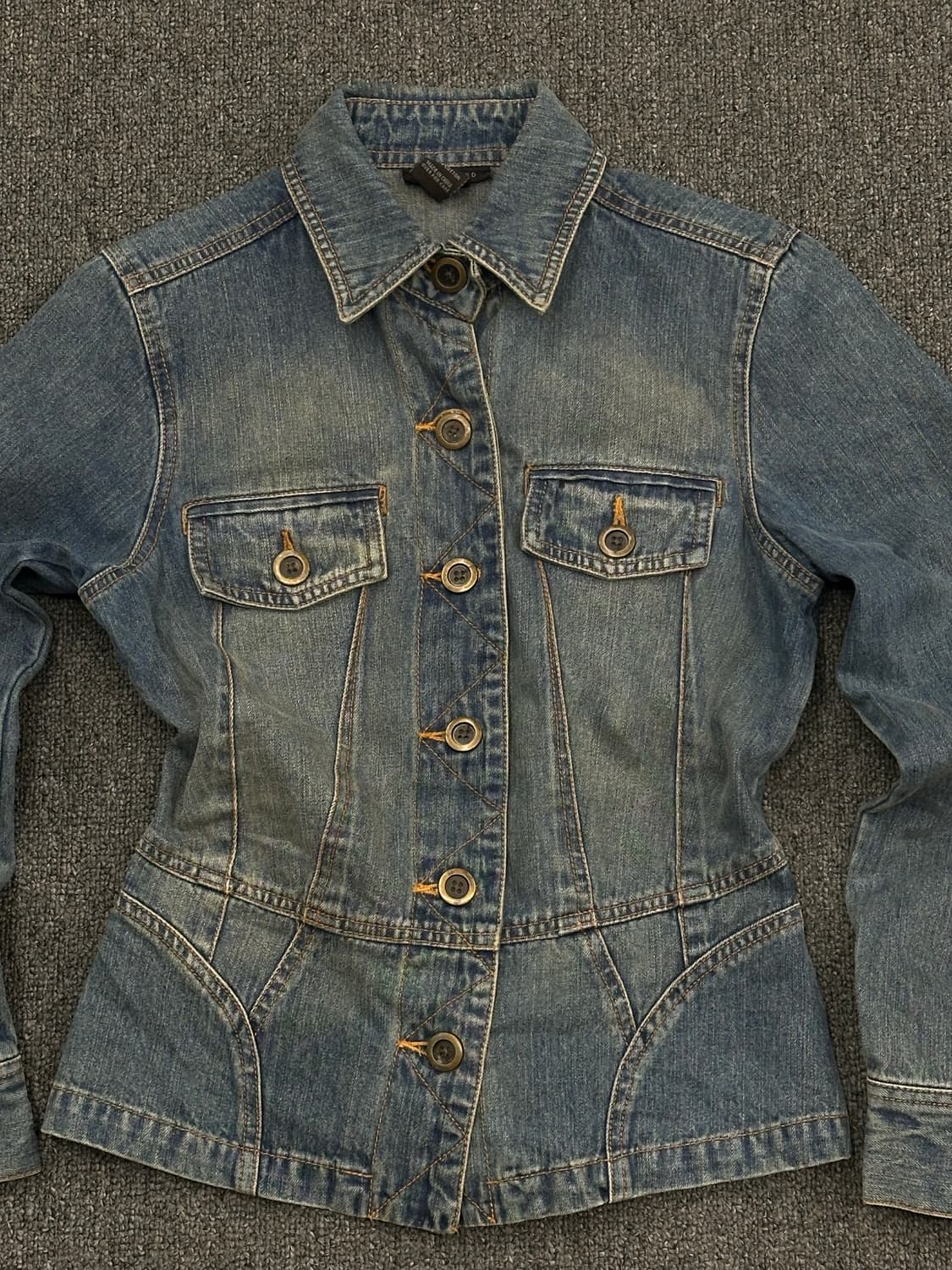 XS)THE LIMITED 빈티지 여성 데님자켓 상품이미지6