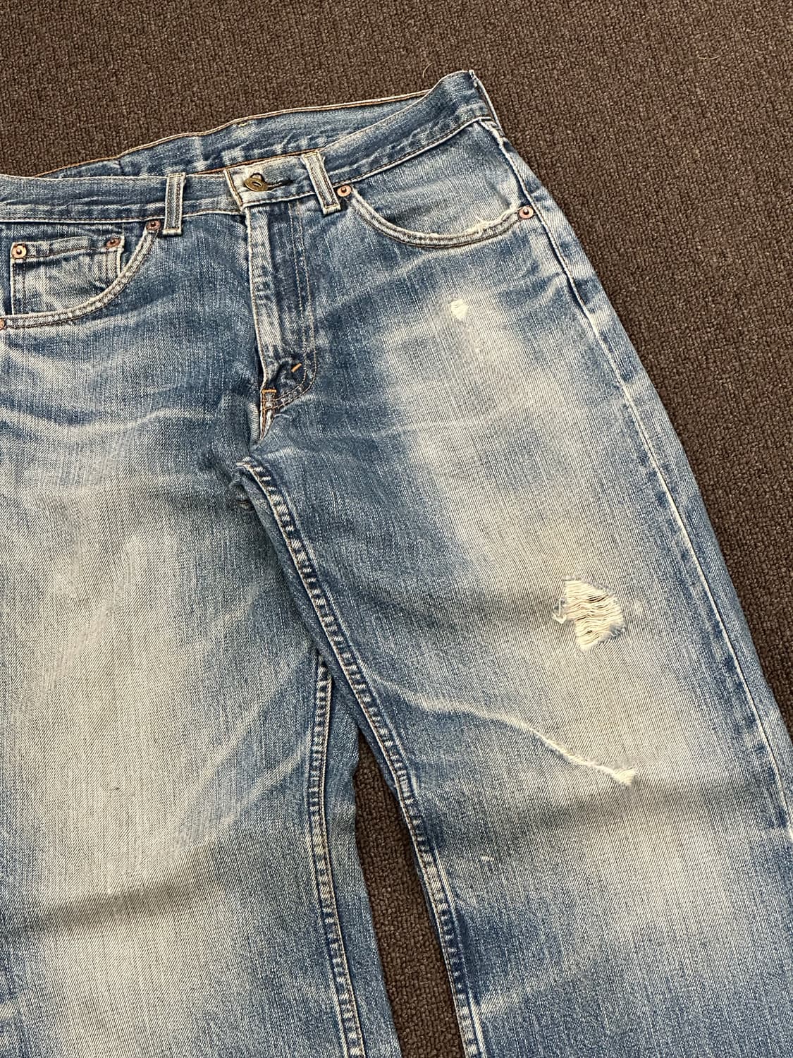 27x36)리바이스 503 빈티지 여성 데미지 중청 데님팬츠 상품이미지5
