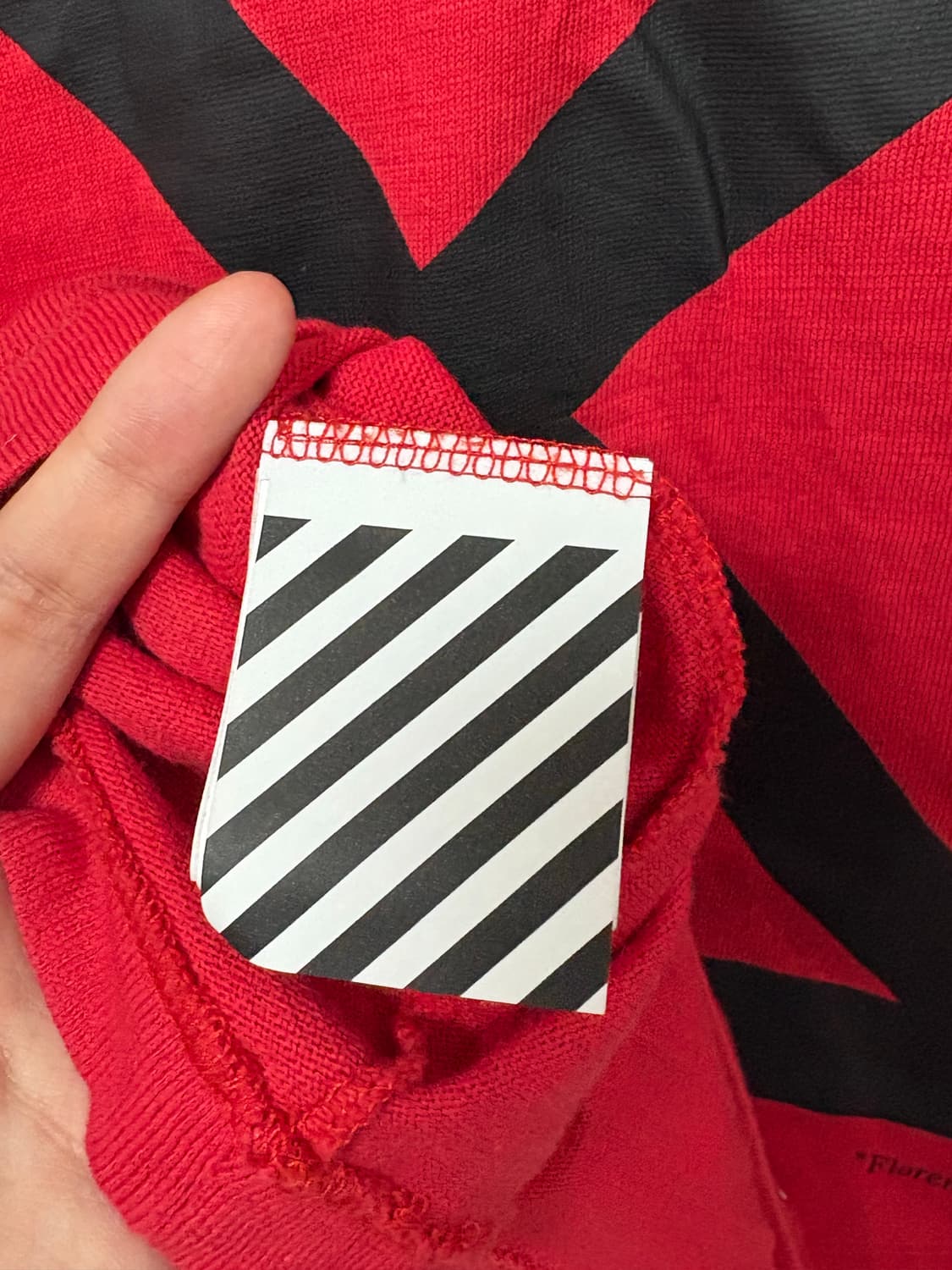 오프화이트 X 모나리자 18S/S 템퍼쳐 티셔츠 상품이미지7
