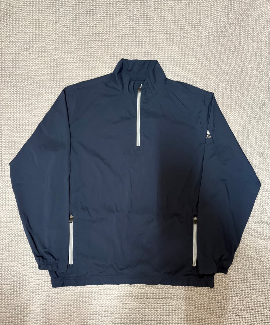 아디다스 반집업 윈드자켓 네이비 상품이미지1