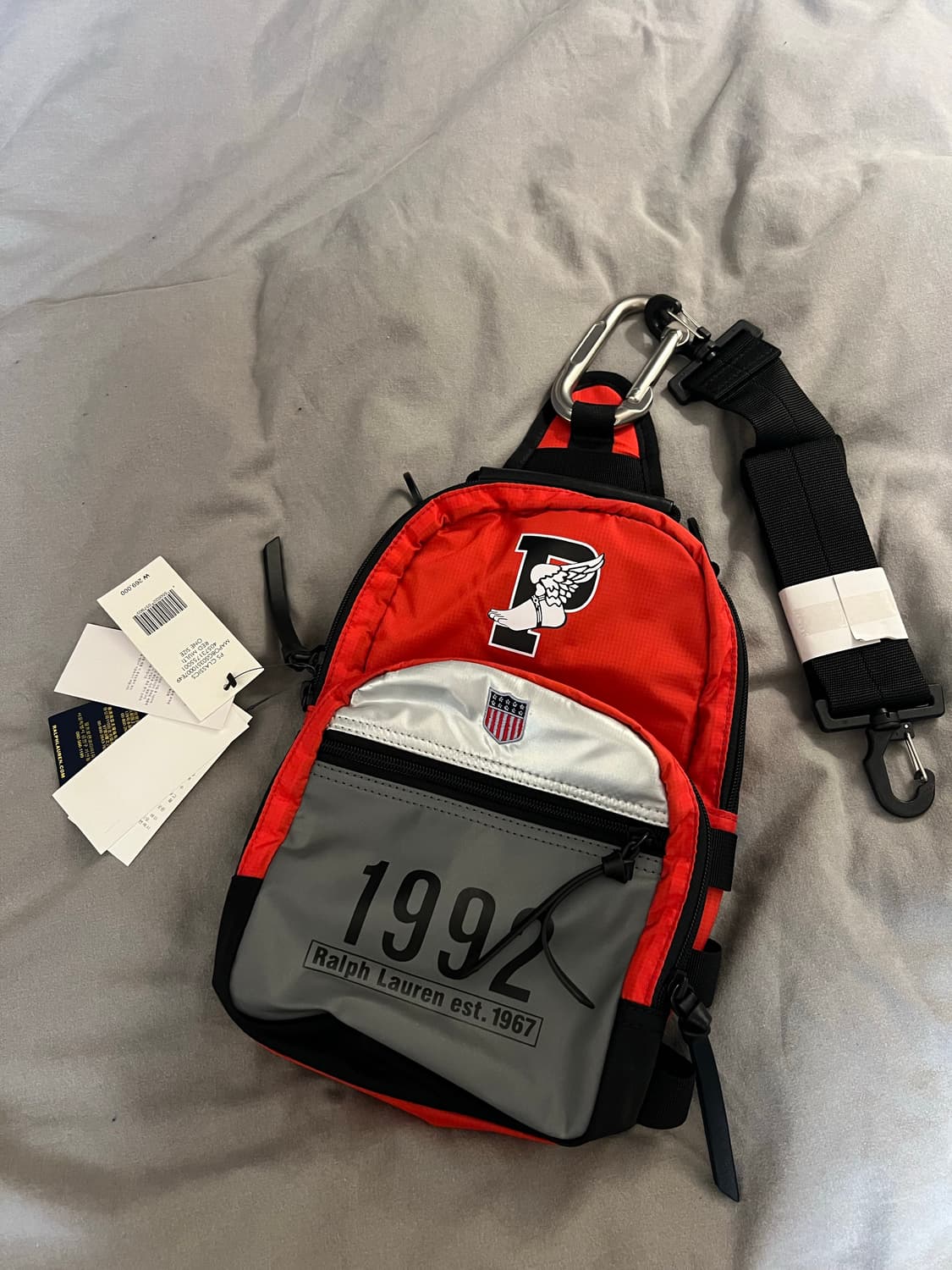 폴로 랄프로렌 1992 P윙 크로스백 새제품 상품이미지1