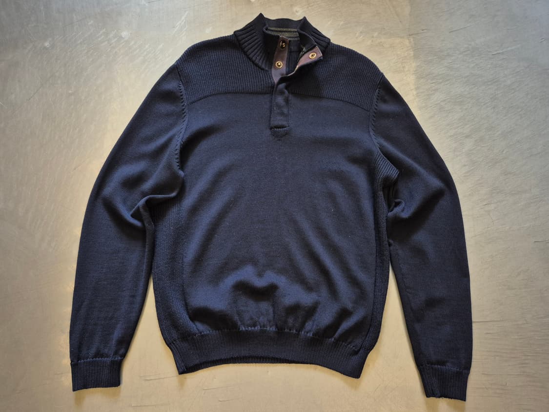 HUGO BOSS 쿼터 스냅 니트 상품이미지1