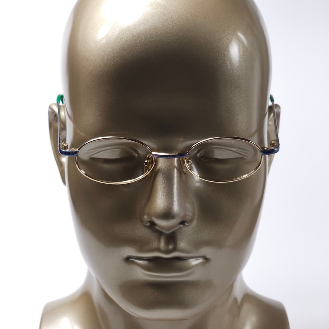 22K 도금 90년도 빈티지 오벌형 긱시크 안경 상품이미지10
