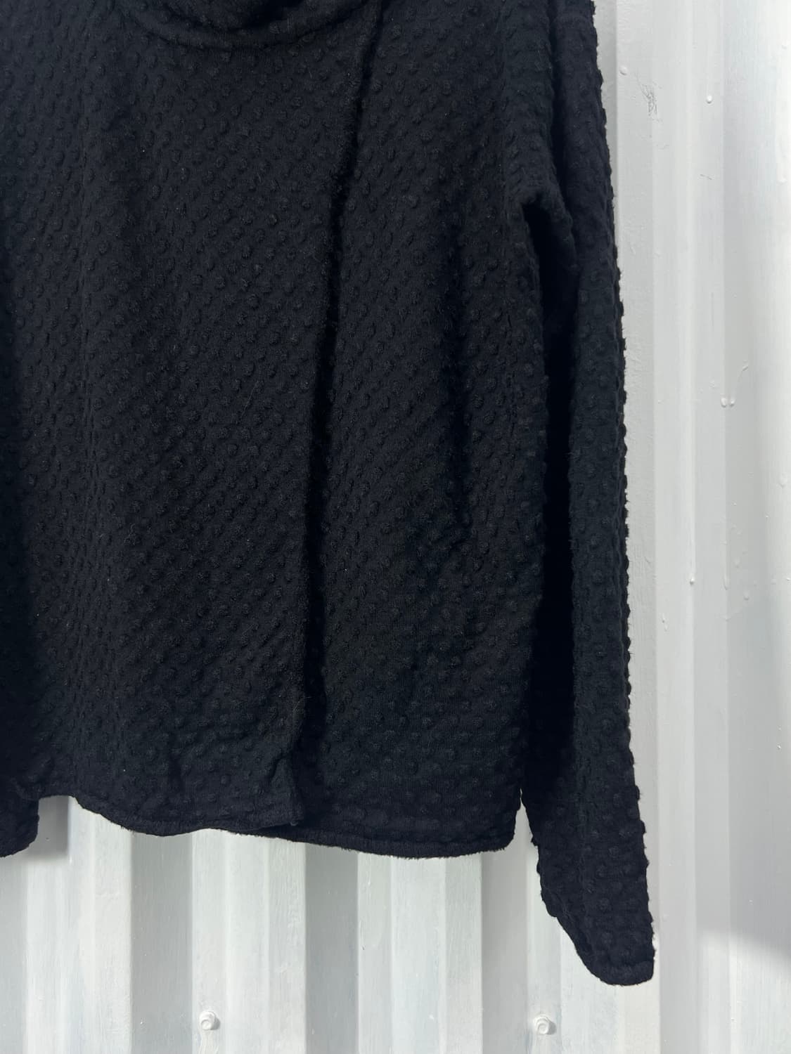 Collezioni 3D dot Draped Wrap Cardigan 상품이미지9