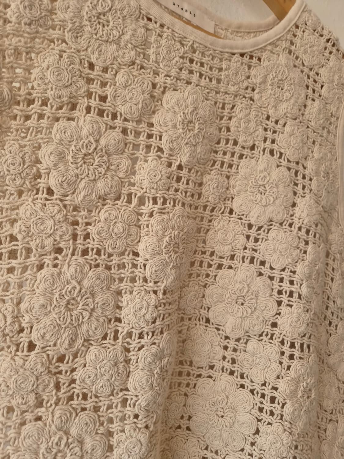 스테이블 Stable 여성 플라워모티브크로셰조끼 FREE 상품이미지6