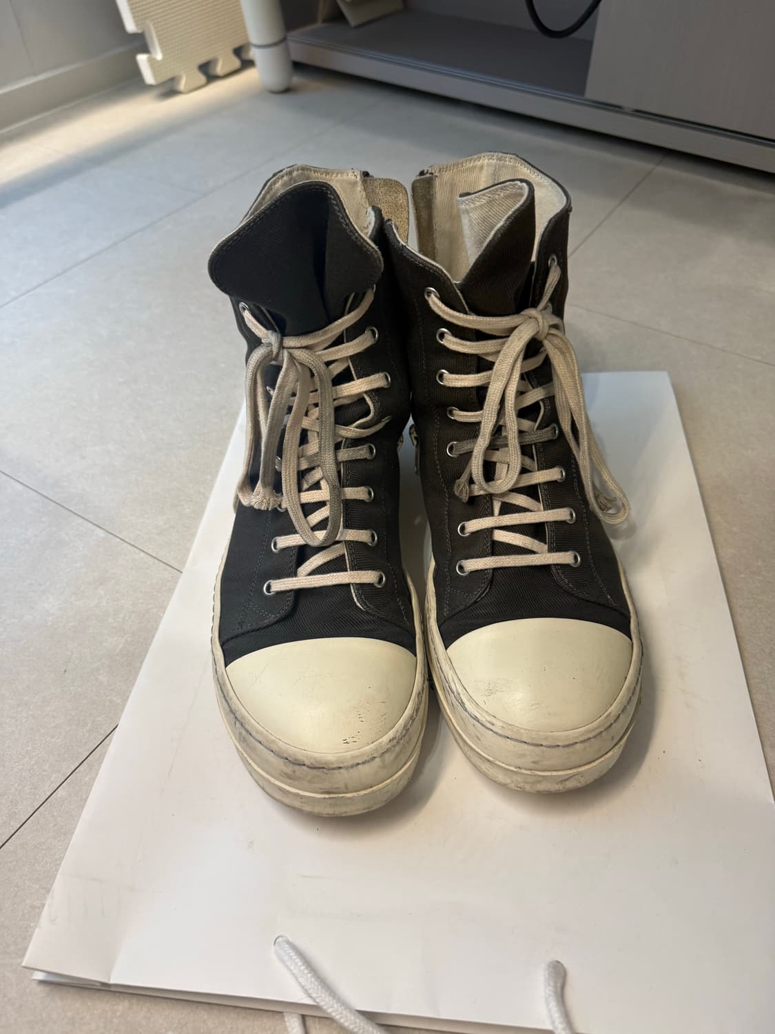 릭오웬스 다크쉐도우 라몬즈 하이 42.5 상품이미지1