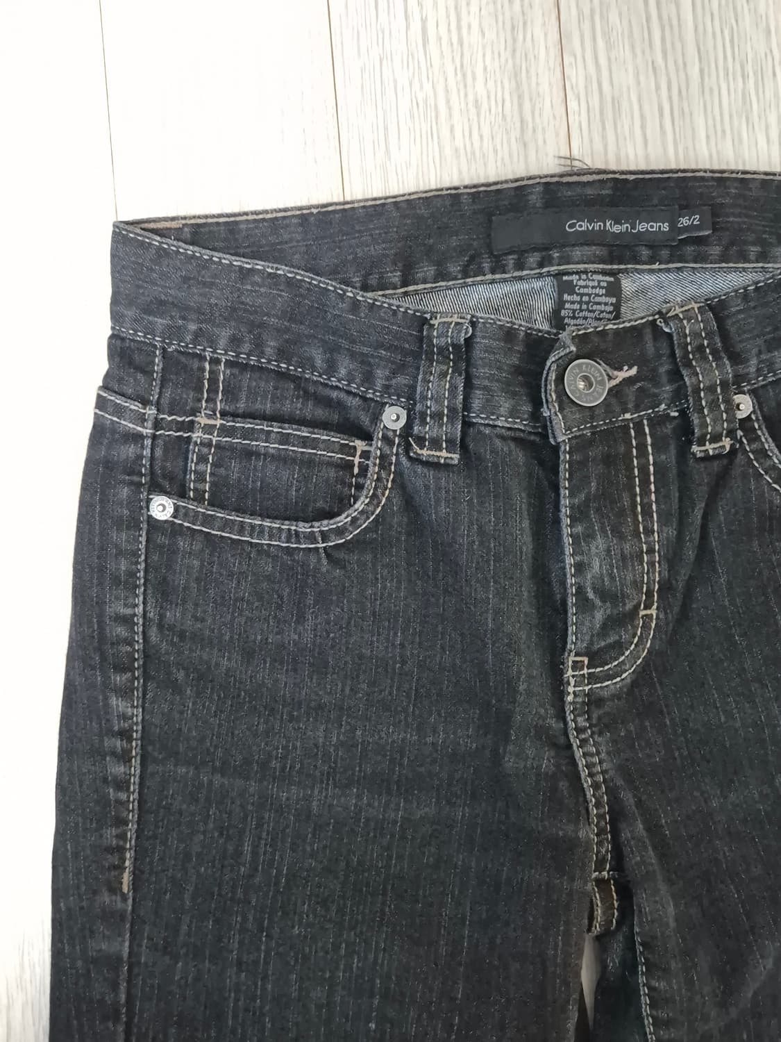 캘빈클라인 블랙 데님 팬츠 상품이미지3