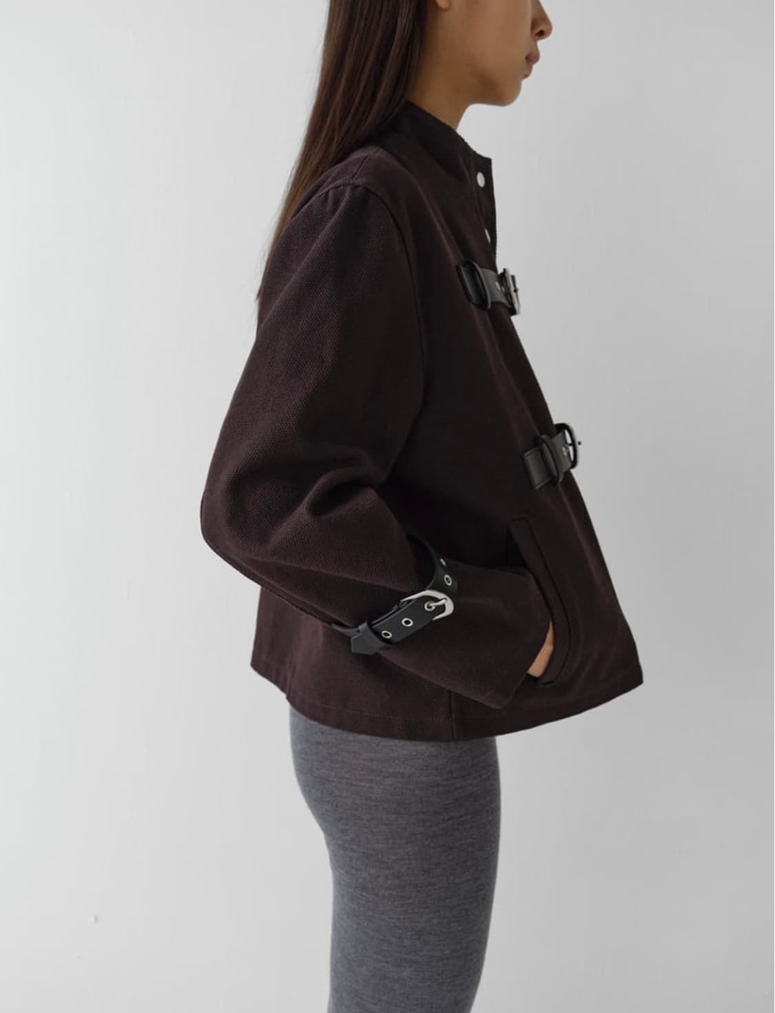 (XS,S,M) 기마구아스 belt jacket 25Fw 상품이미지2