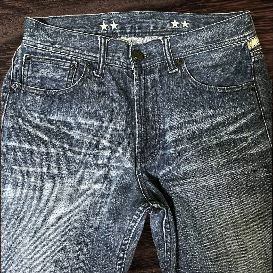 Japanese vintage flare denim pants 상품이미지3