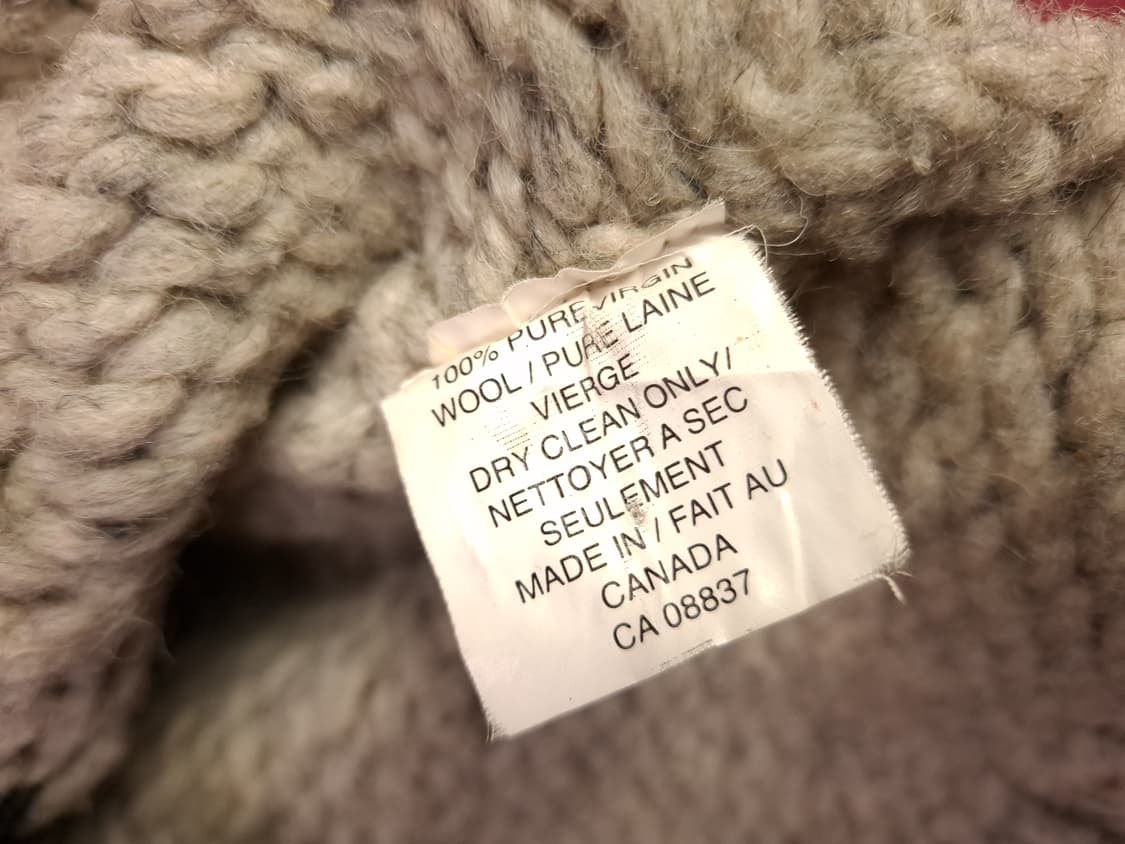 오리지날 캐나다제조 카나타 나바호우먼용 코위찬 울 가디건 상품이미지4