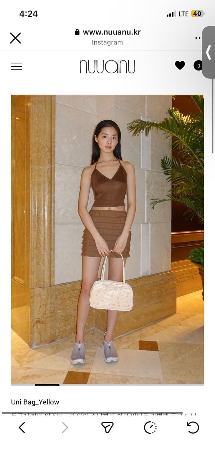 Nuuanu 누아누 uni bag yellow 상품이미지3