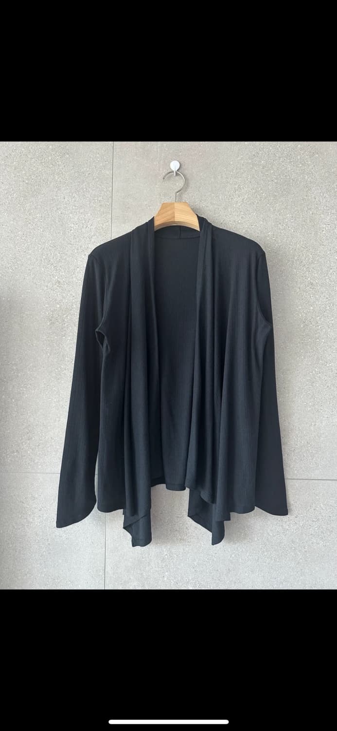(릭오웬스st) 블랙 투웨이 가디건  상품이미지1