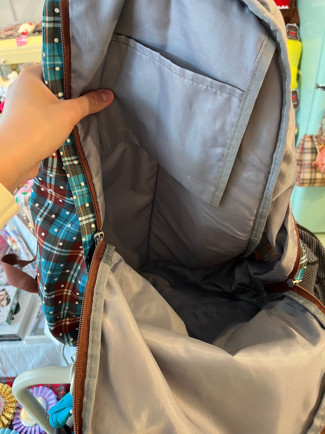 컨버스 체크 땡땡이 백팩 🌀 상품이미지7