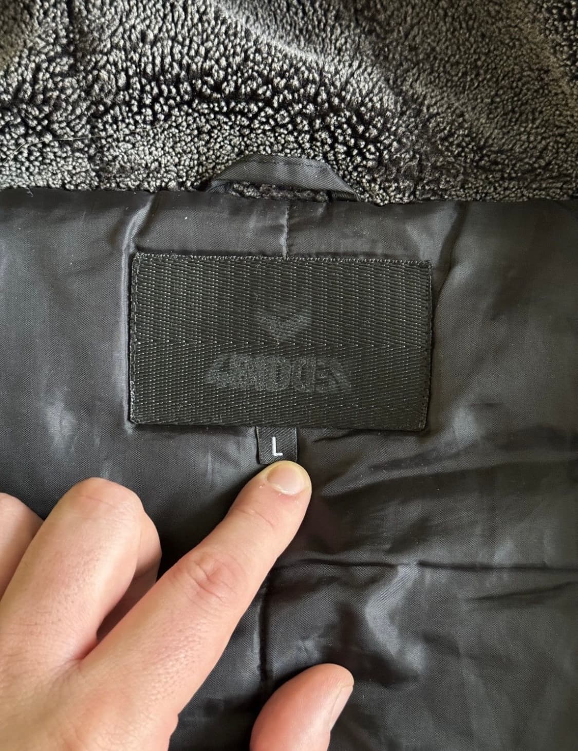 퍼 후드 봄버 자켓 상품이미지5