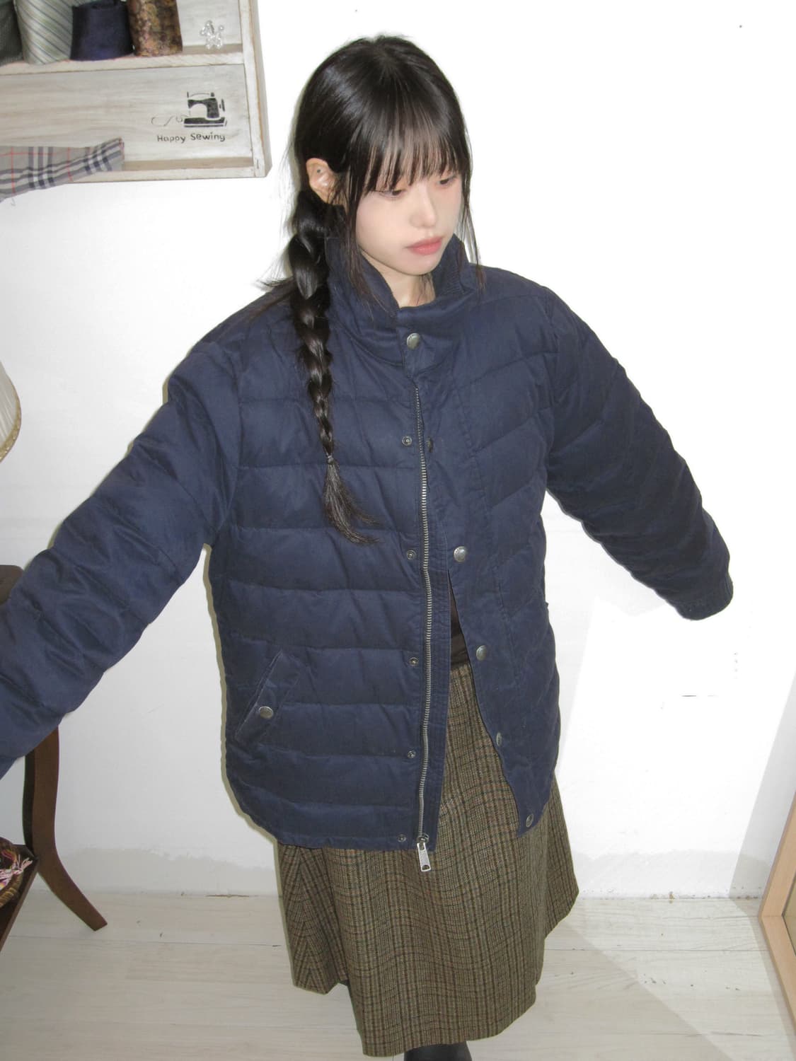 브룩스 브라더스 레드체크 패딩 상품이미지6