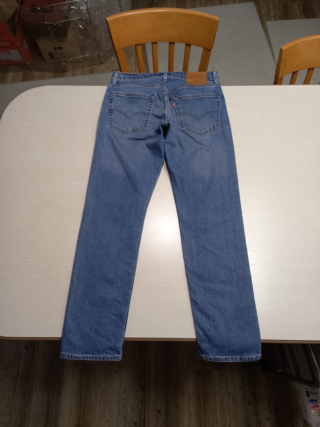 30 빅E리바이스502 약기모 워싱 스판 슬림일자진 30-181 상품이미지2