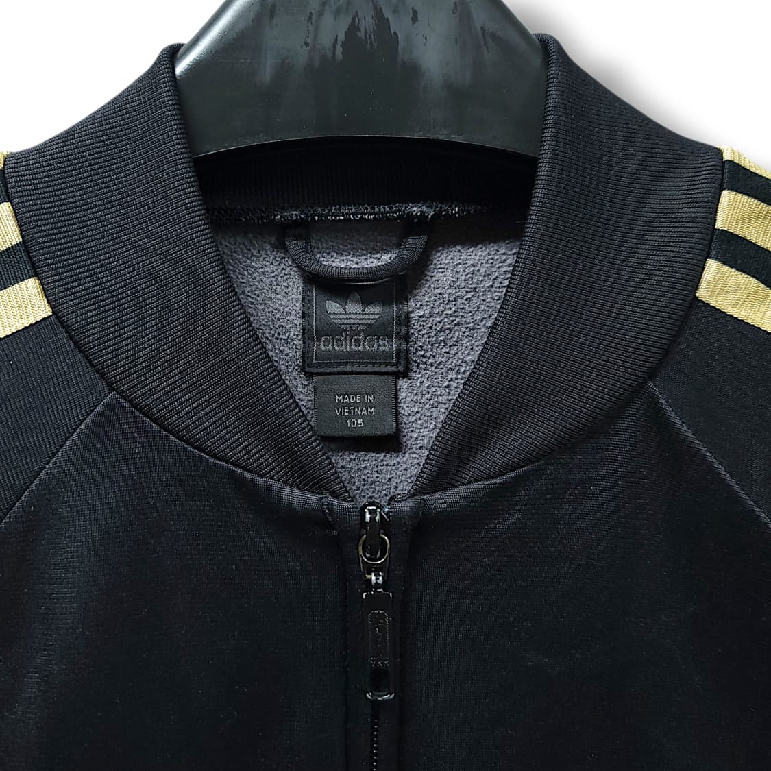 [105] 아디다스 블랙&골드라인 슈퍼스타 자켓 트랙탑 져지 상품이미지8