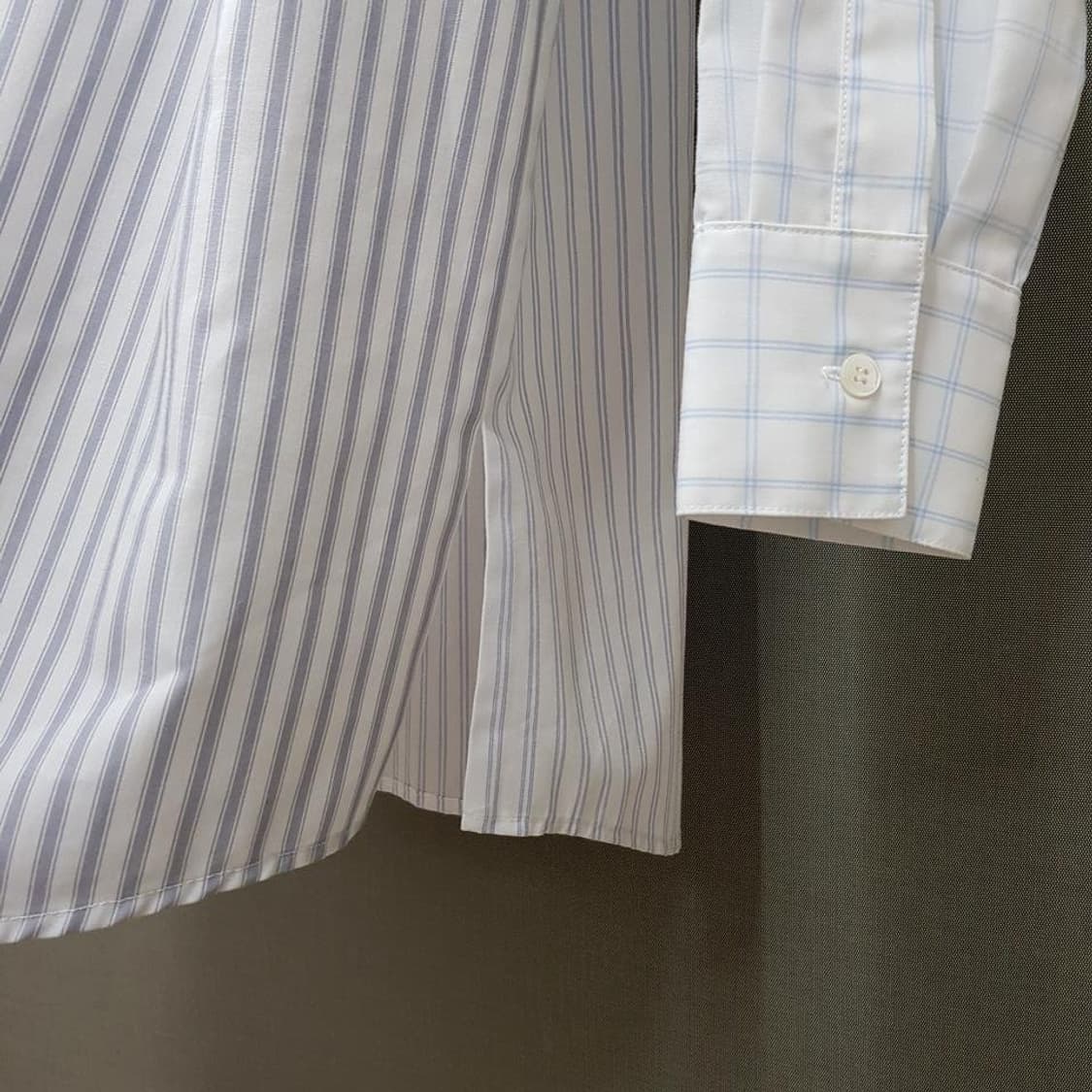 렉토 RECTO 스트라이프 셔츠형 롱 원피스 F사이즈 상품이미지6