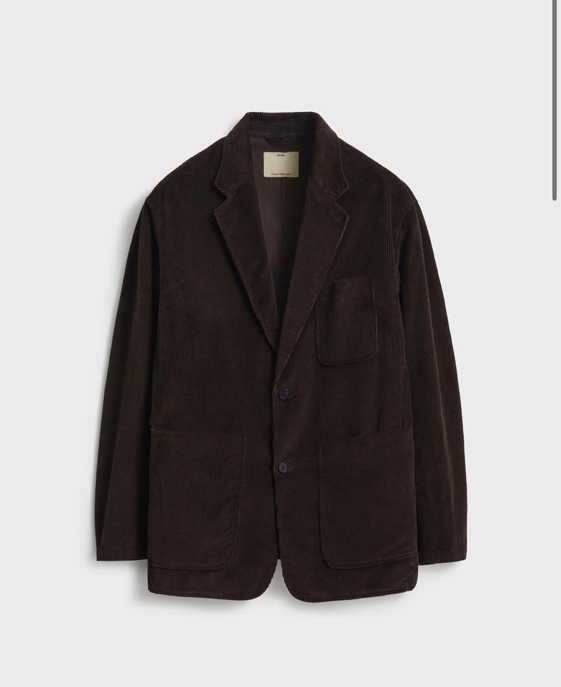 (1) 포터리 코듀로이 블레이저 다크브라운 상품이미지1
