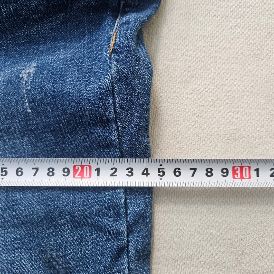 74 빈티지 여성 밑단컷팅 데님 팬츠 0403Y 상품이미지6