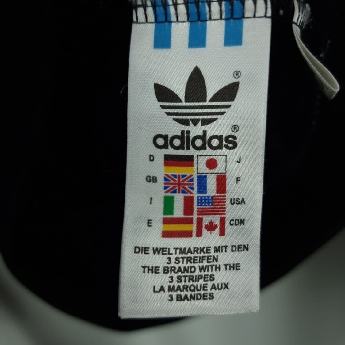 [아디다스] 파이어버드 져지 트랙탑 집업 자켓 블랙 M18720 상품이미지8