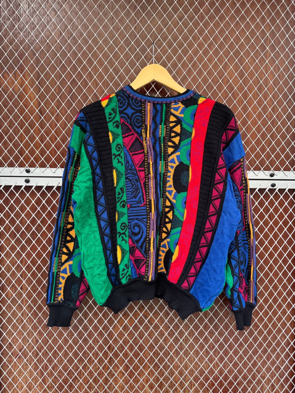 neiman marcus 빈티지 입체케이블 쿠지패턴 울 니트 M 상품이미지6