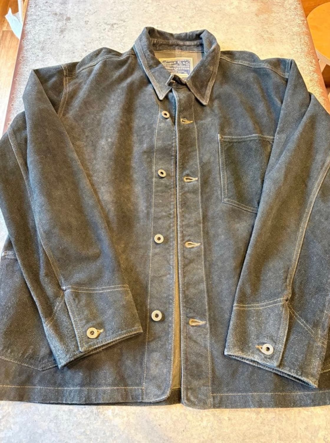 RRL 인디고 러프아웃 스웨이드 자켓 상품이미지2