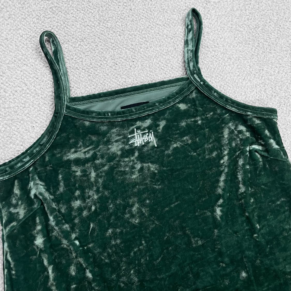 스투시 Stussy 슬립 원피스 그린 상품이미지2