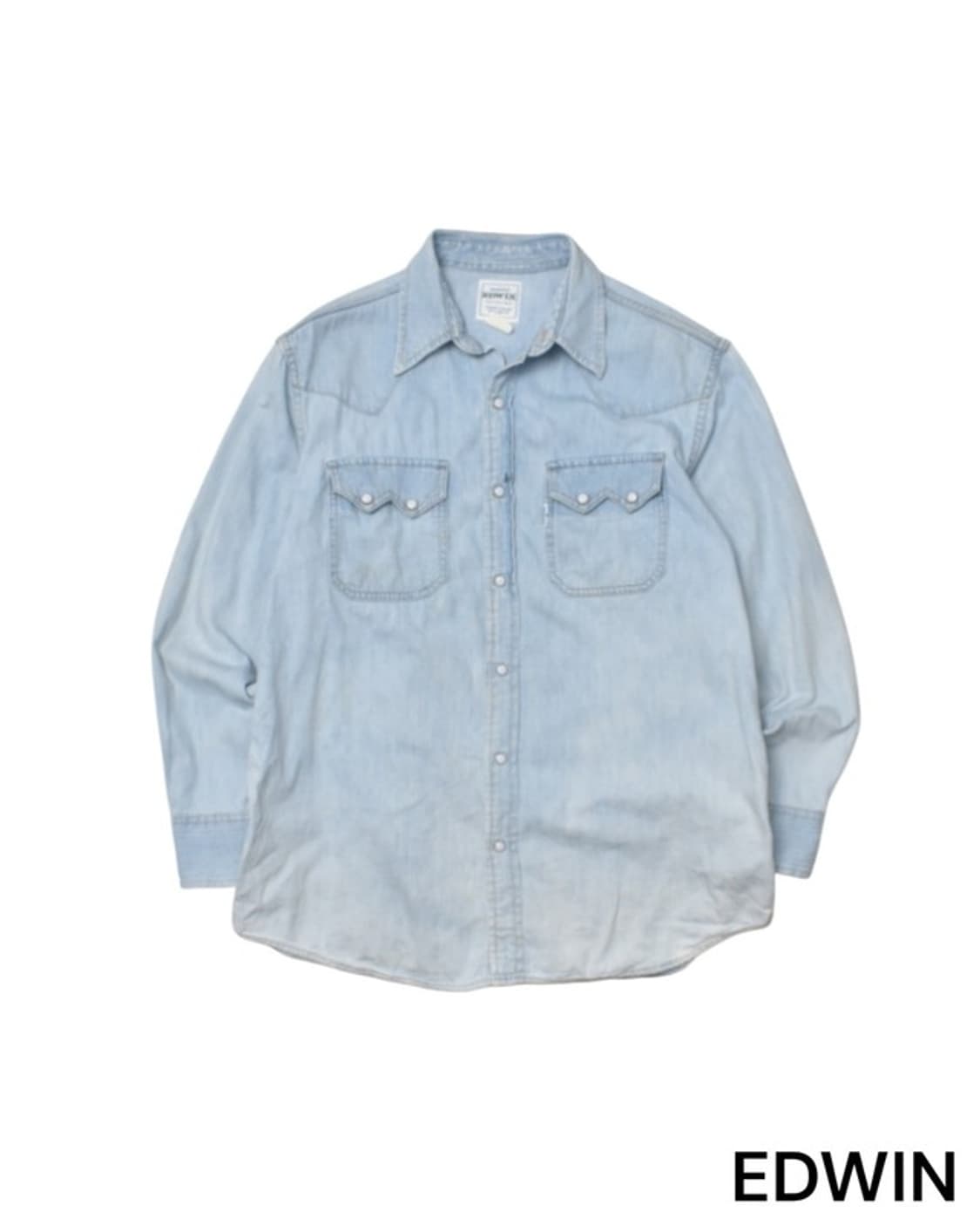 00S 에드윈 웨스턴 데님 셔츠 M0060 상품이미지1