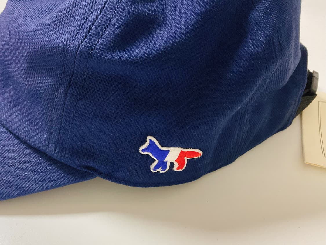 메종키츠네 볼캡 네이비 새제품 상품이미지2