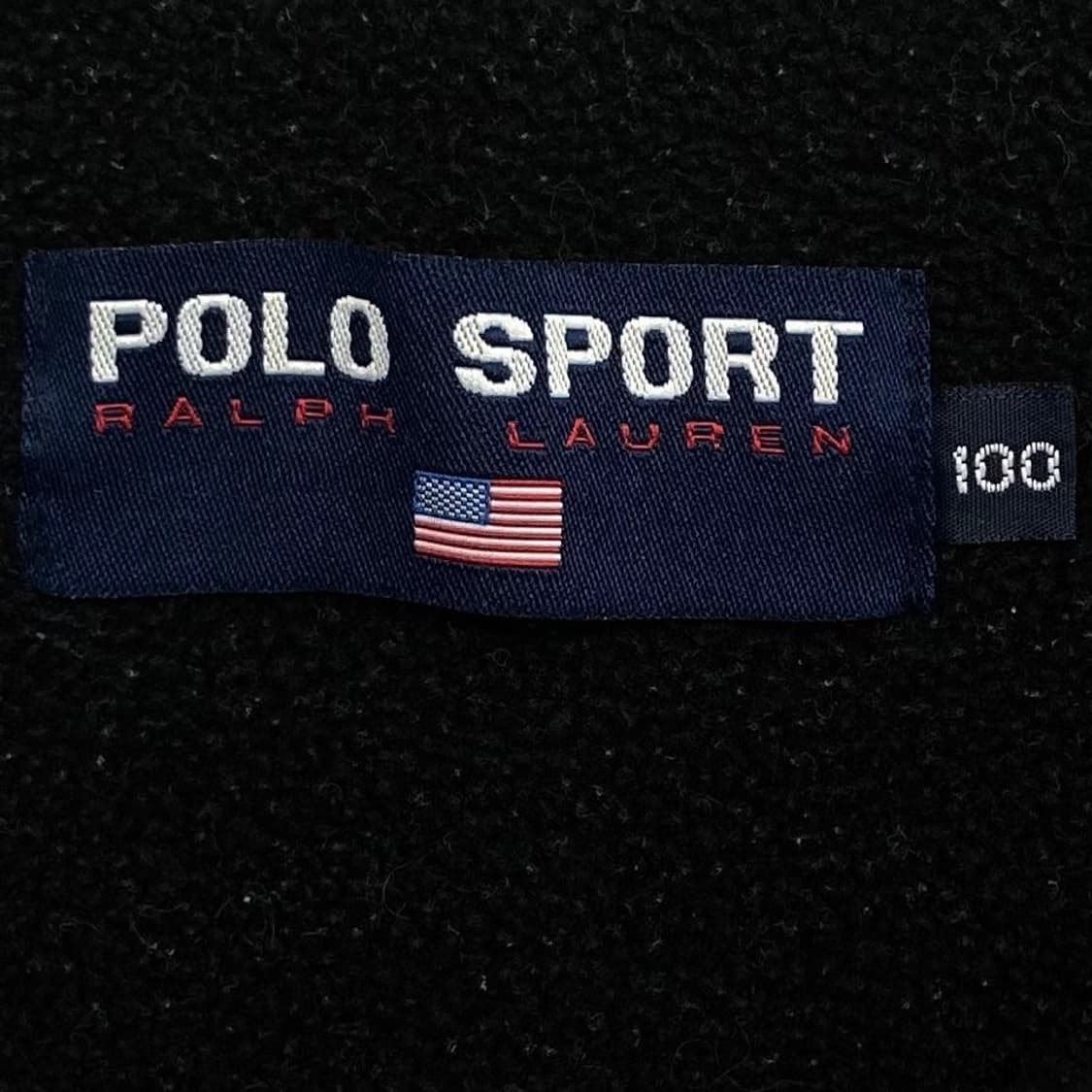 PoloRalphLauren 자수로고 블랙 후리스 아노 상품이미지4