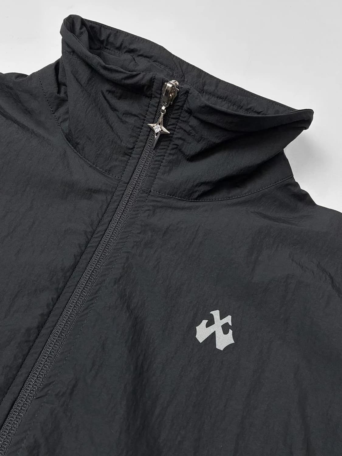 LEEY 윈드쉘 DQOR 크롭 바람막이 자켓 PN5059 상품이미지4