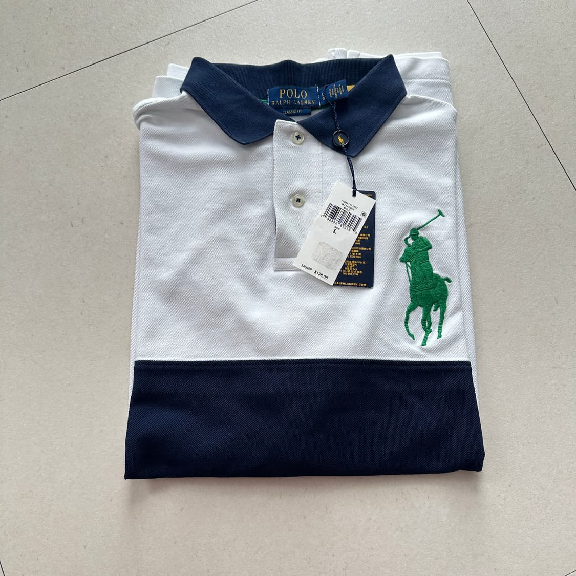 [정품] 새상품 폴로 랄프로렌 빅포니 반팔 카라티 L(100) 상품이미지1