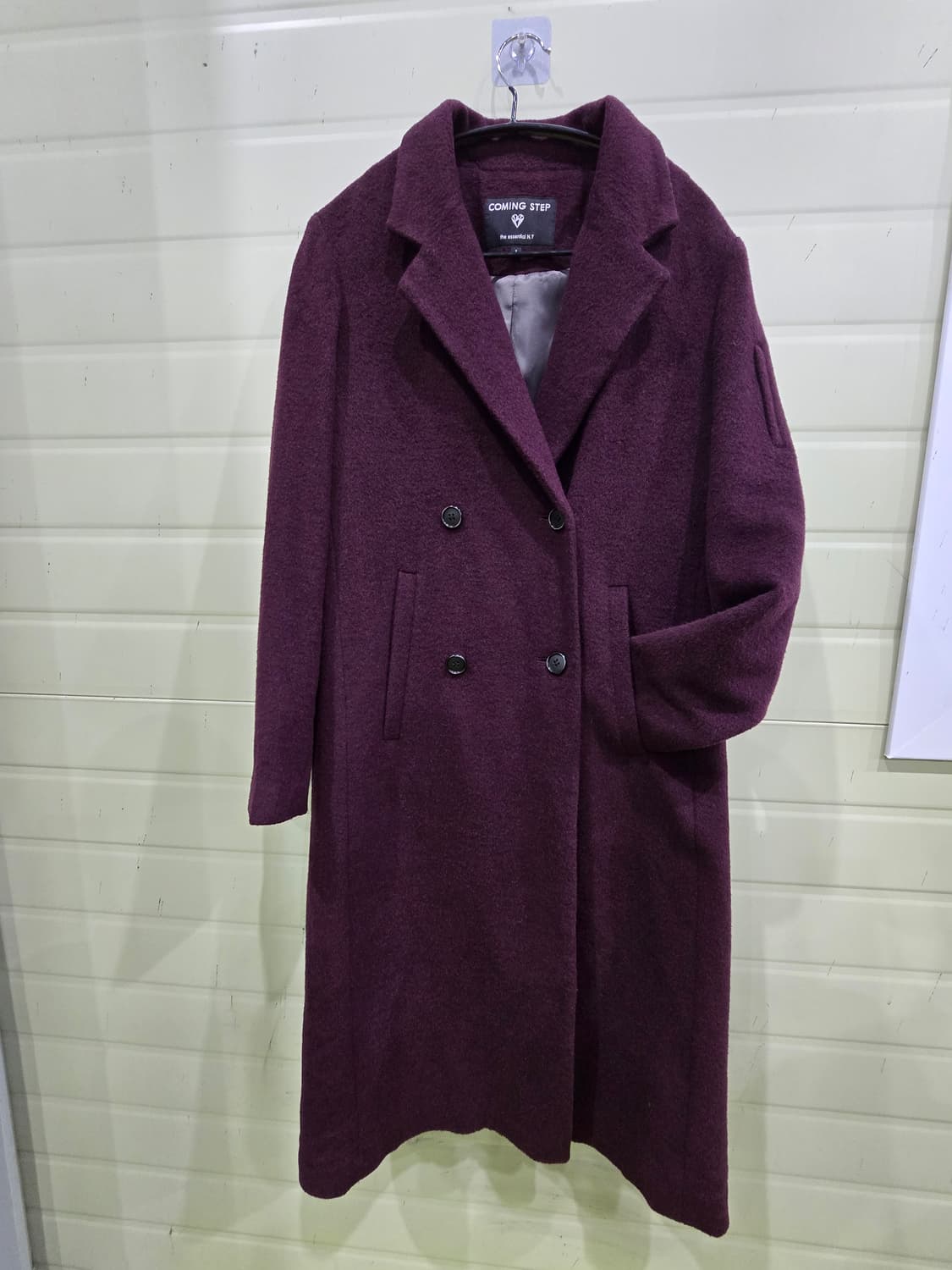 COMING STEP 울 혼방 더블 코트   상품이미지7