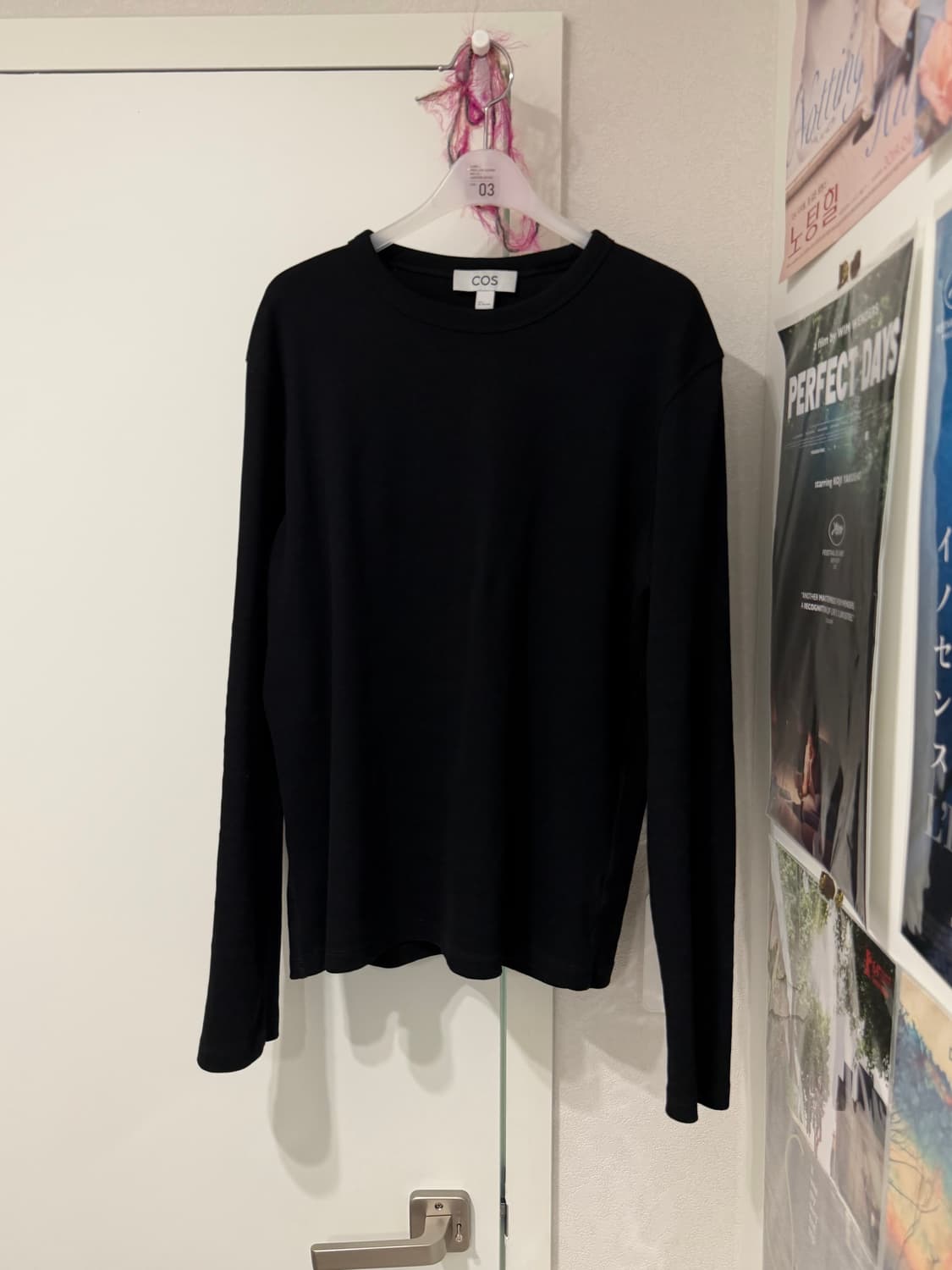 코스 슬림 리브드 롱슬리브 L 상품이미지2