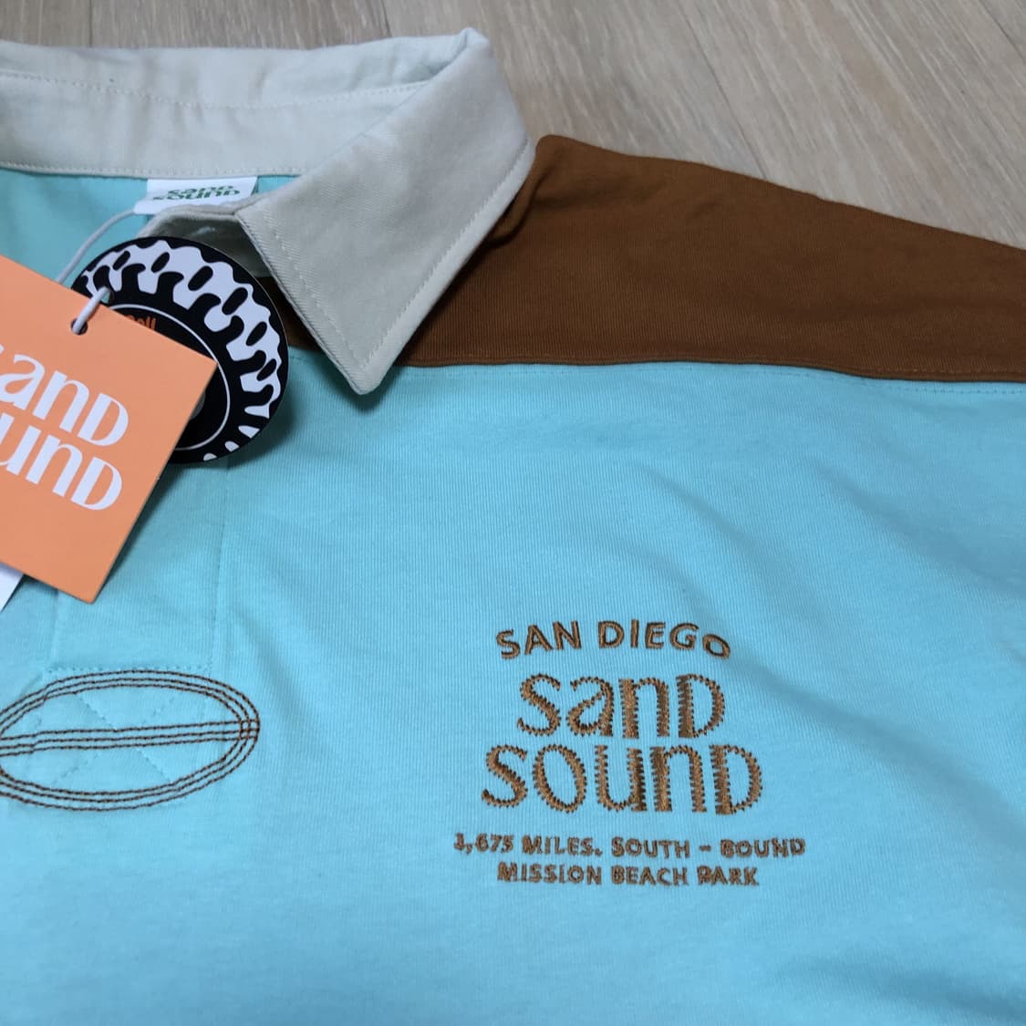 (오버핏 L) 새상품 샌드 사운드 SAND SOUNDS 럭비티 럭비셔츠  상품이미지2