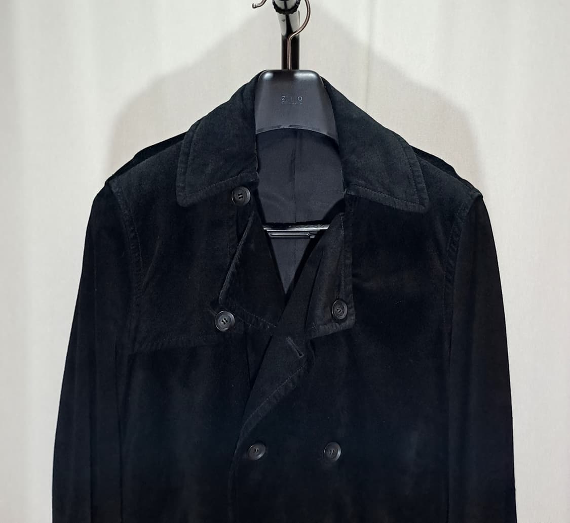 (택포) 코모도 리얼레더 스웨이드 더블 코트 100 A980 상품이미지2